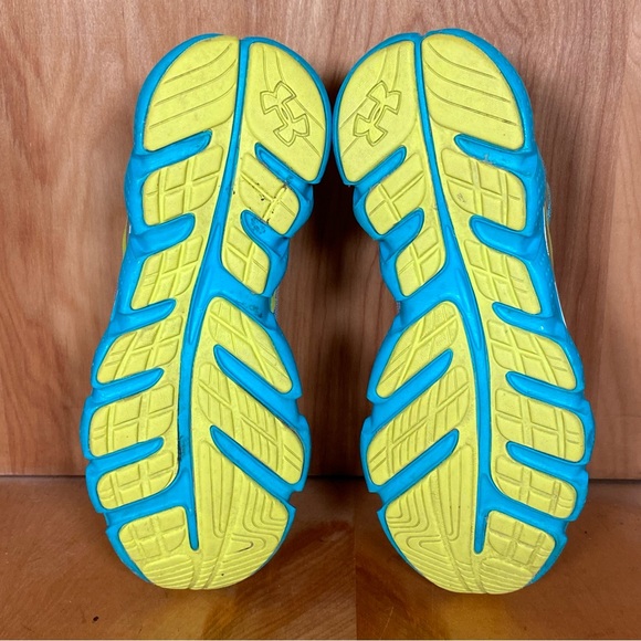 Womens 7 Under Armour Spine RPM Storm Athletic Shoes Grey Blue SEF1004 - Picture 7 of 8